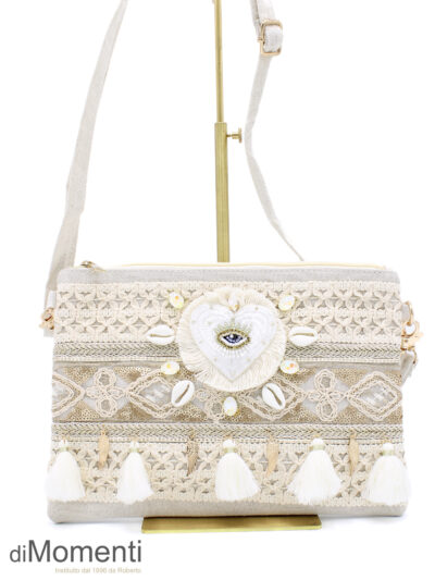 Zomer Clutch Eye - Ecru
