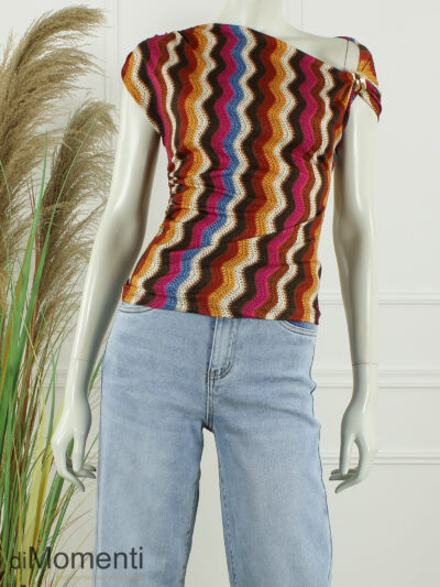 Top Esmee Print - Coffee