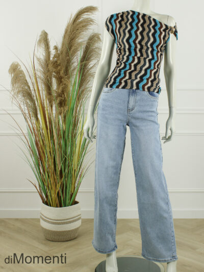 Top Esmee Print - Zwart