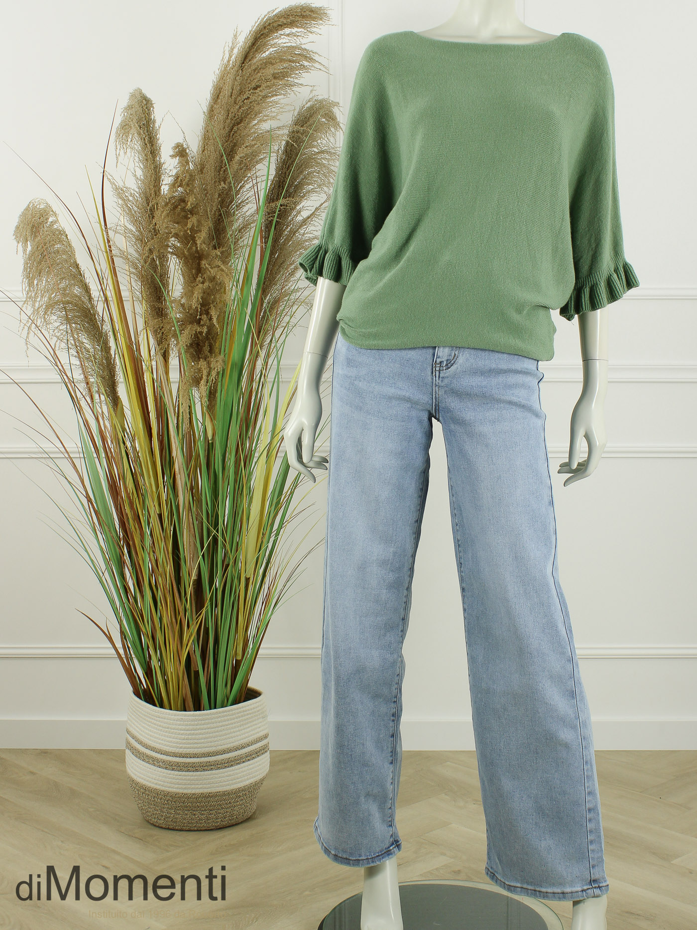 Trui Jade - Licht Army Groen