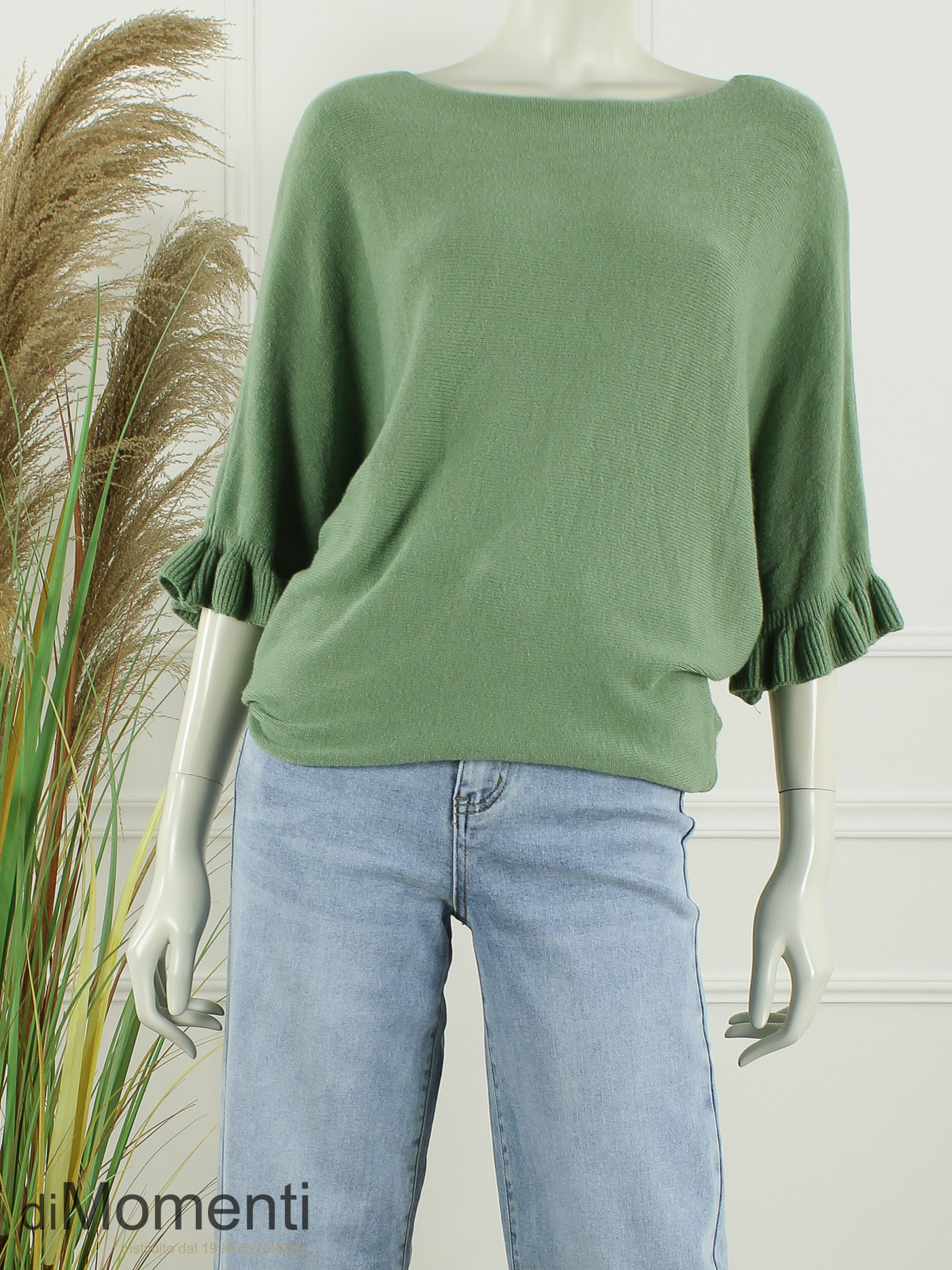 Trui Jade - Licht Army Groen