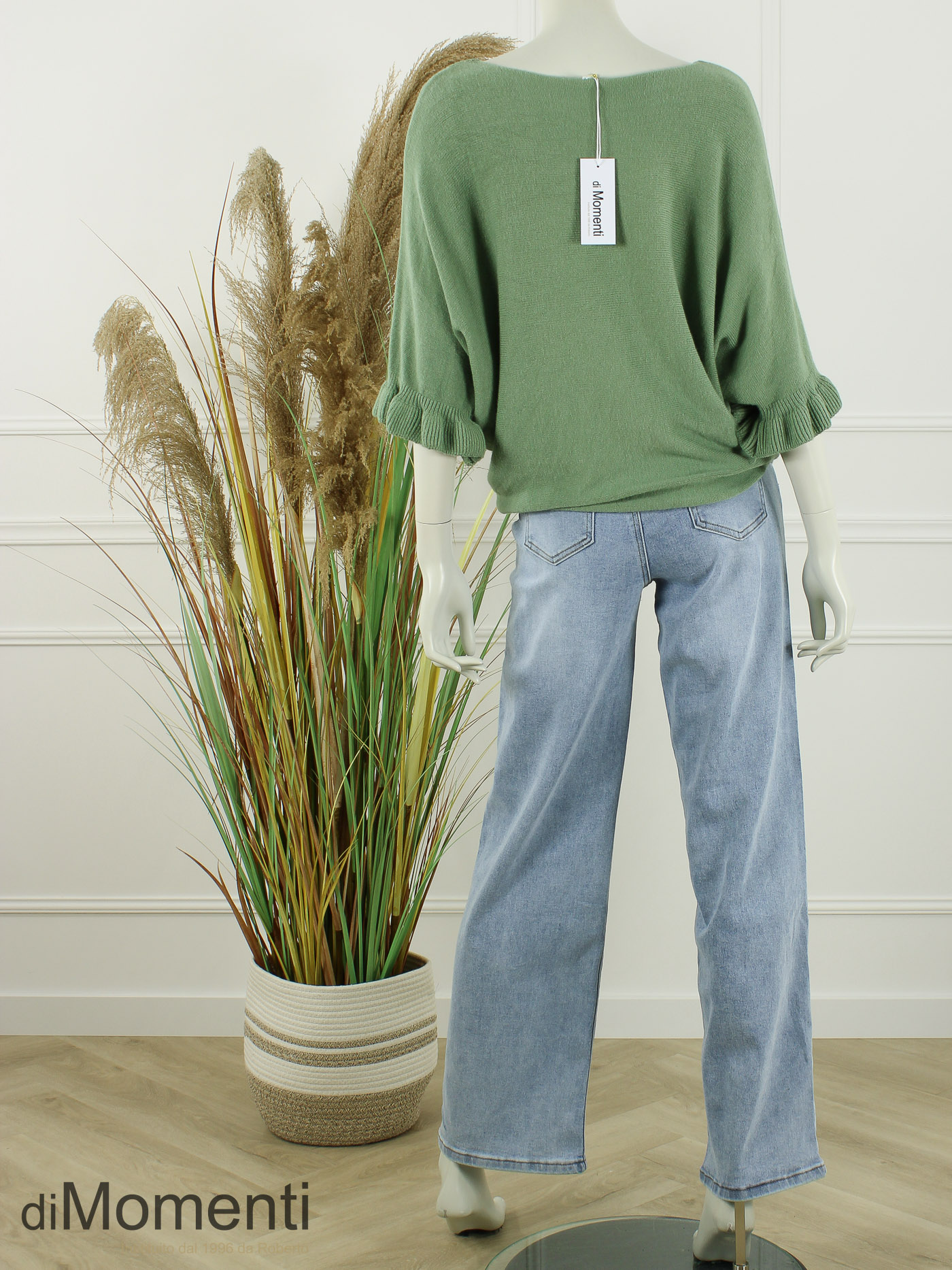 Trui Jade - Licht Army Groen