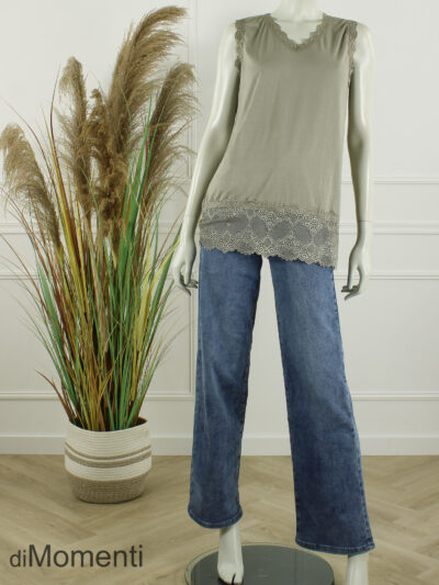 Mouwloze Top Mella - Taupe