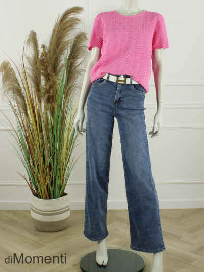 Ajour Top Rosa - Roze