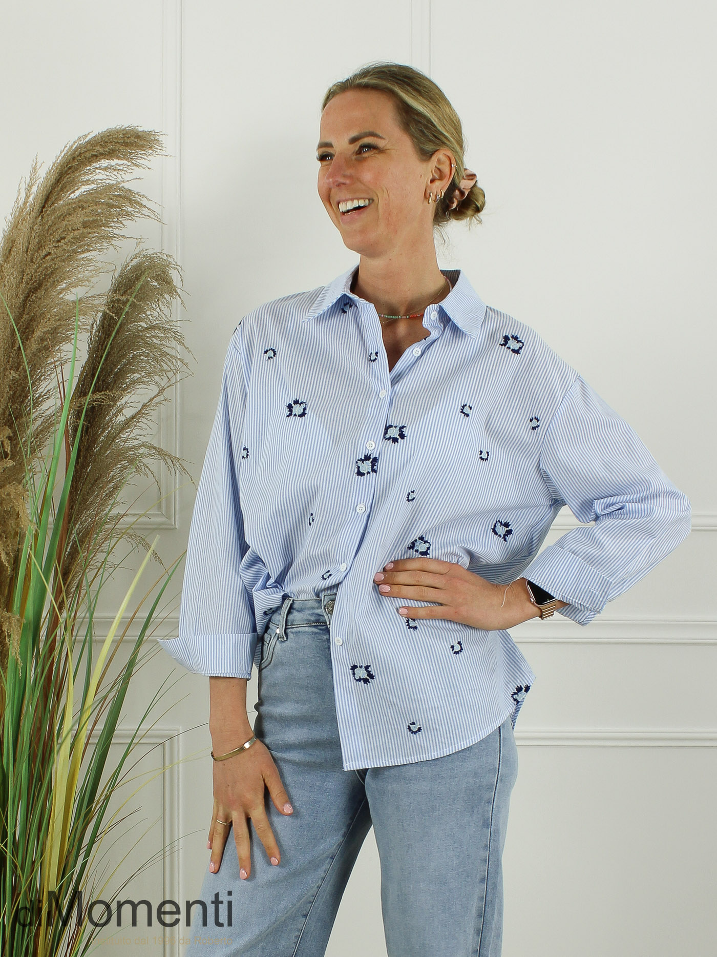 Blouse Serena - Licht Blauw