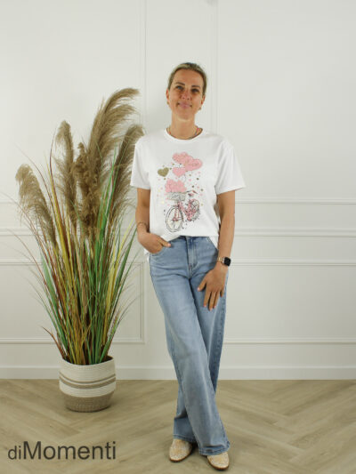 Shirt Bicycle - Roze