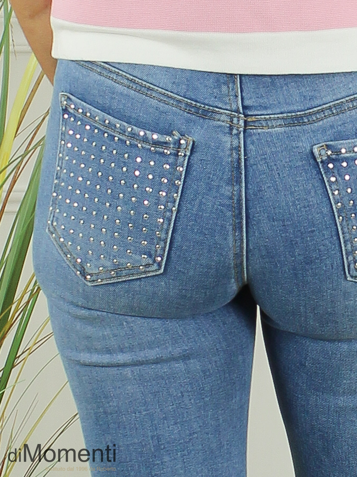 Goodies Flair Stretch Jeans - Blauw