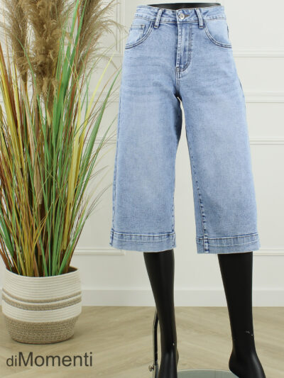 Kathy Premium Bermuda Jeans - Blauw