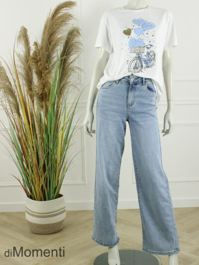 Shirt Bicycle - Licht Blauw