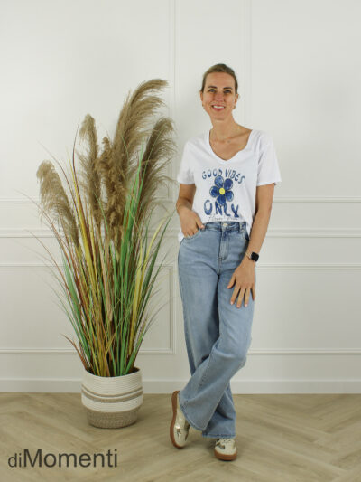 Shirt Good Vibes - Wit