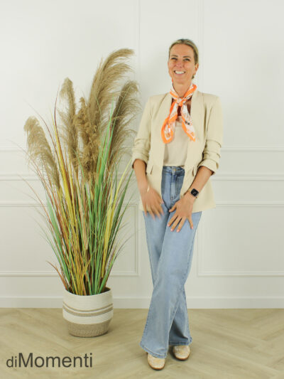 Sjaal Zijde look Royal - Oranje