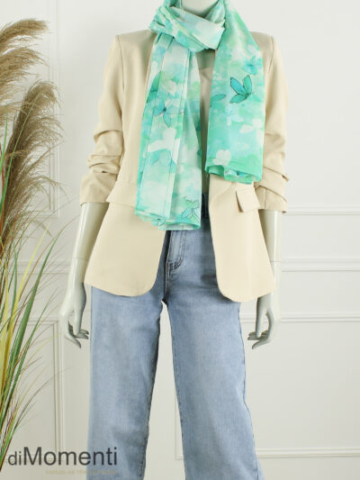 Sjaal Vlinder - Mint Groen