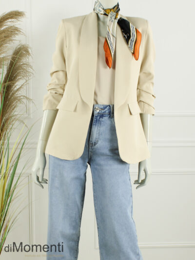 Sjaal Zijde look Classic - Zwart