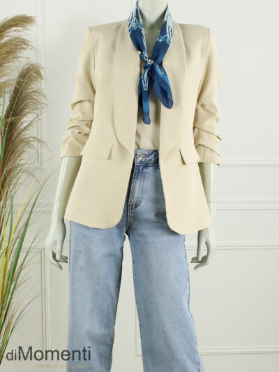 Sjaal Zijde look Fashion - Blauw