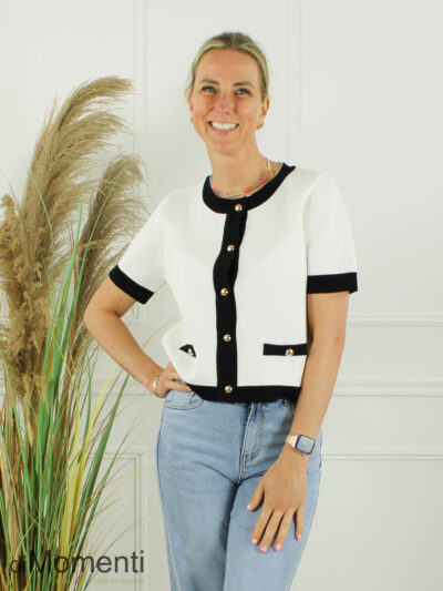 Vest Chany - Wit