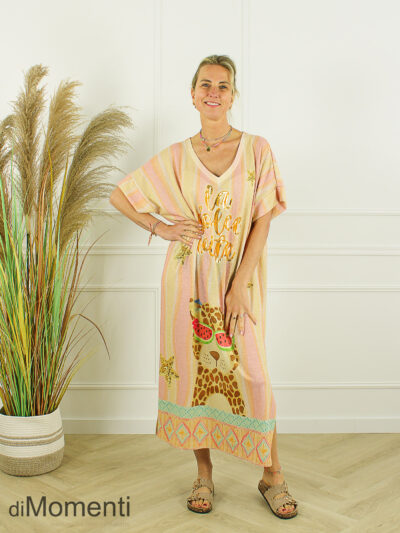 Jurk La Dolce Long - Soft Roze