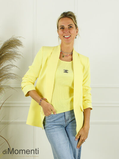 Blazer Moda - Geel
