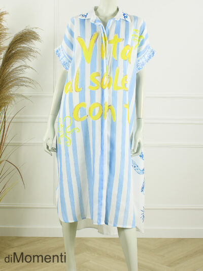 Jurk Sole  Licht Blauw