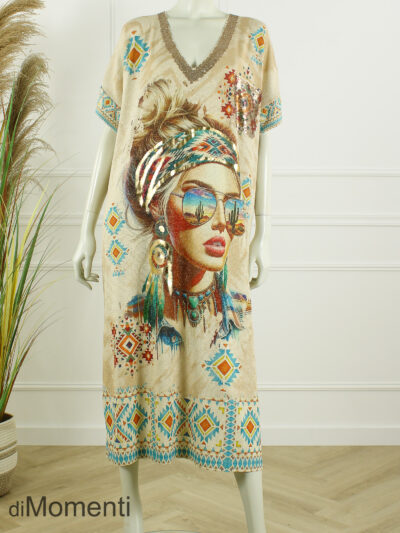 Jurk Dreamer Long - Licht Beige