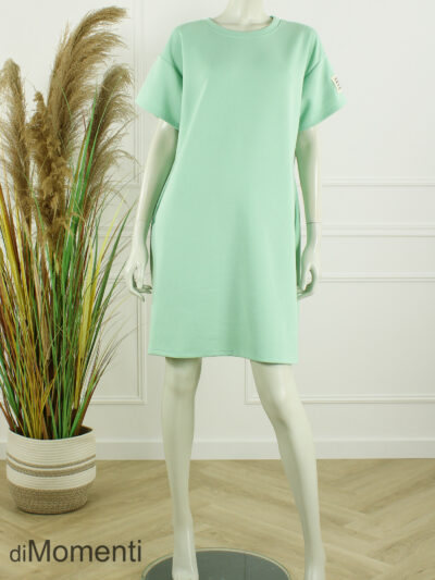 Jurk Life Label Ecru - Groen