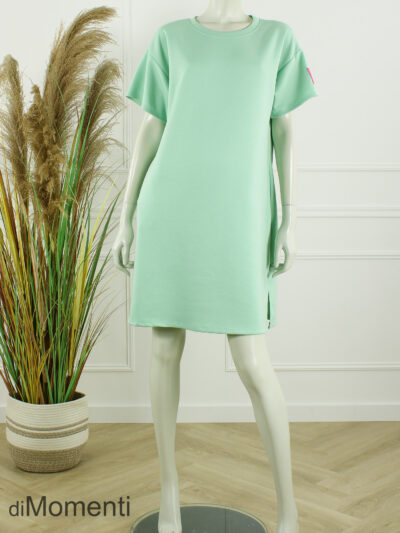 Jurk Life Label Fuchsia - Licht Groen