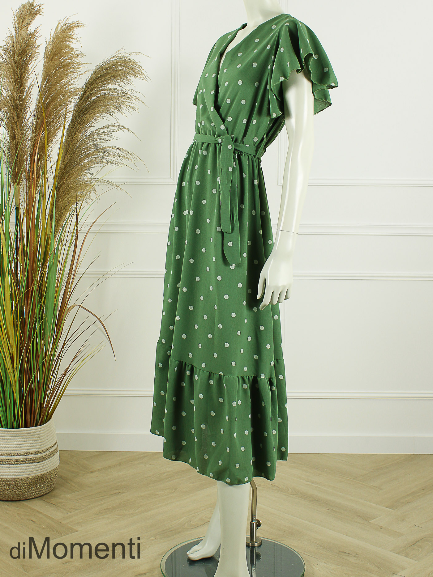 Jurk Liona - Army Groen