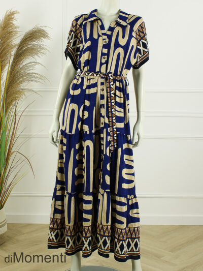 Jurk Velia - Navy
