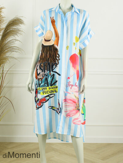 Jurk Xoxo - Licht Blauw