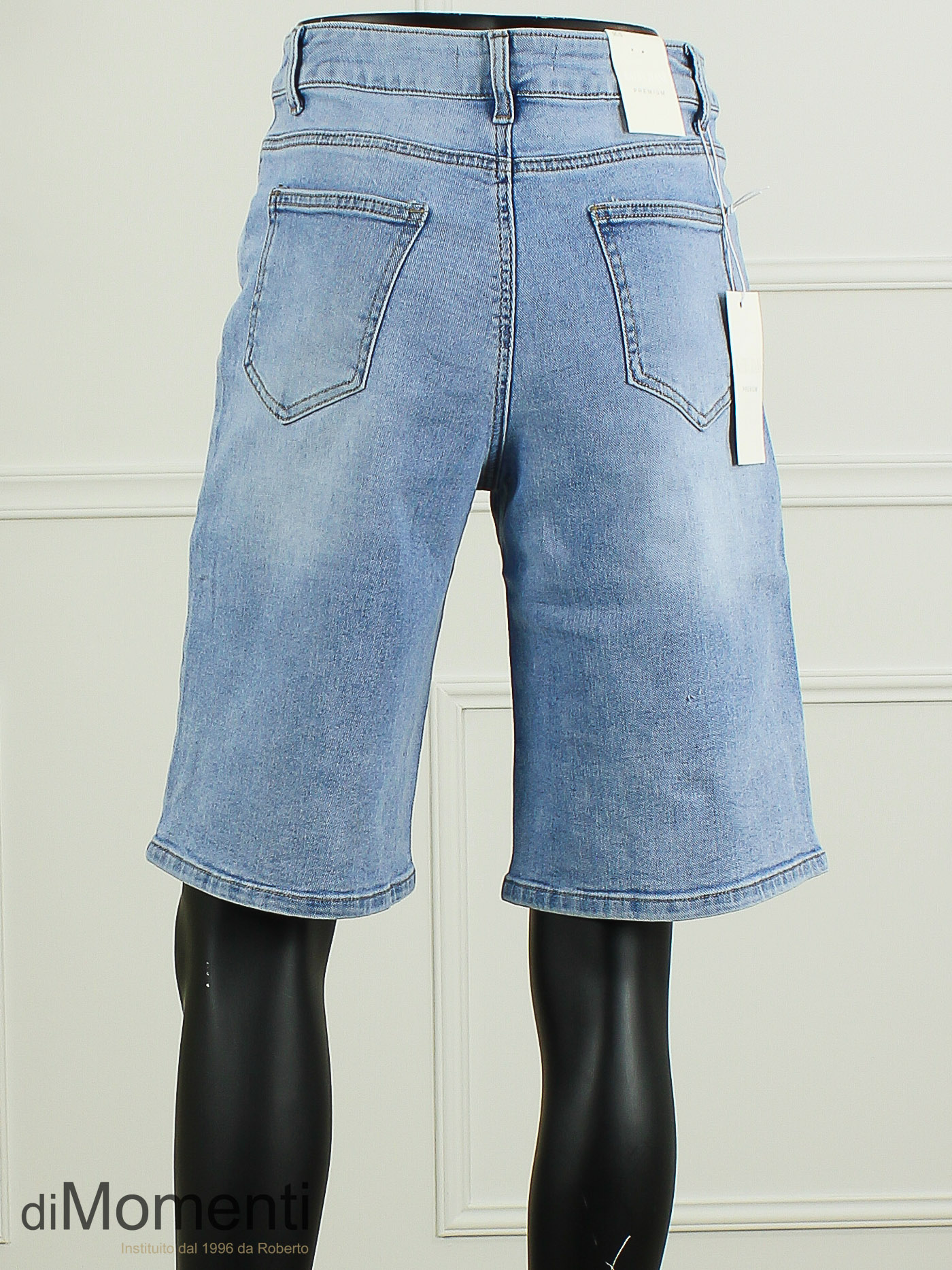Kathy Stretch Bermuda - Blauw