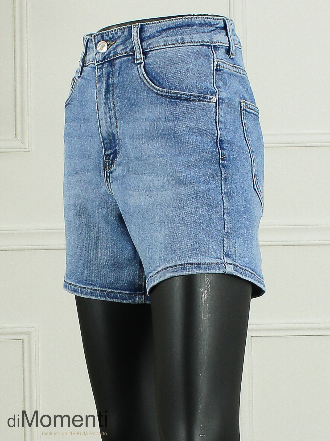 Kathy Jeans Short - Blauw