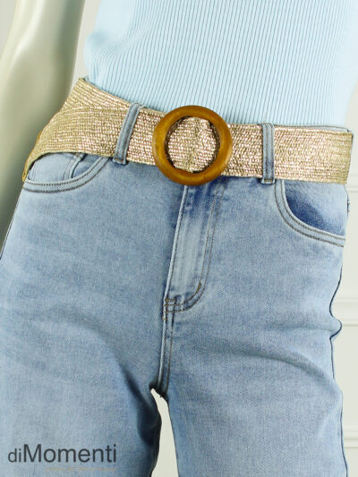 Stretch Riem Riva - Goud
