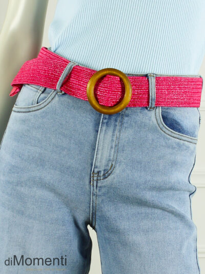 Stretch Riem Riva - Fuchsia