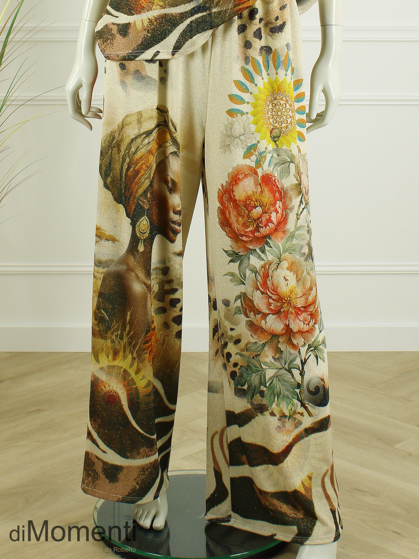 Set Trezza - Licht Beige / Print 2