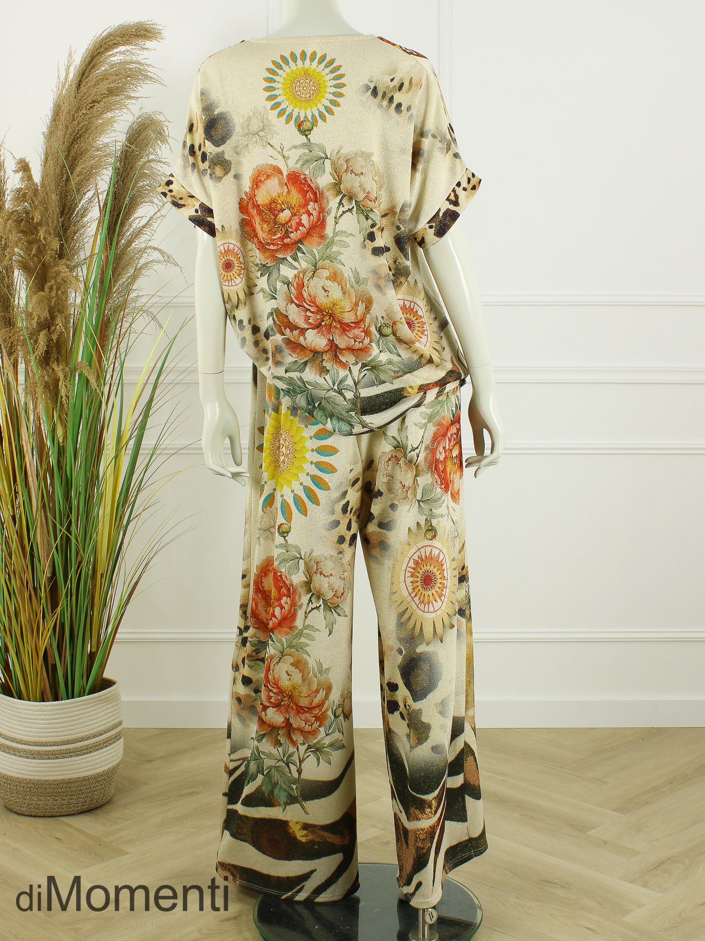 Set Trezza - Licht Beige / Print 2