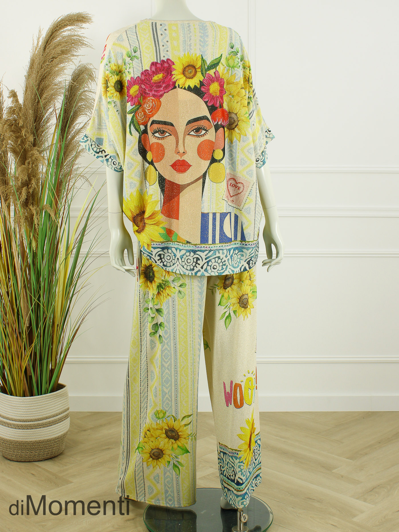 Set Trezza - Licht Beige / Print 3