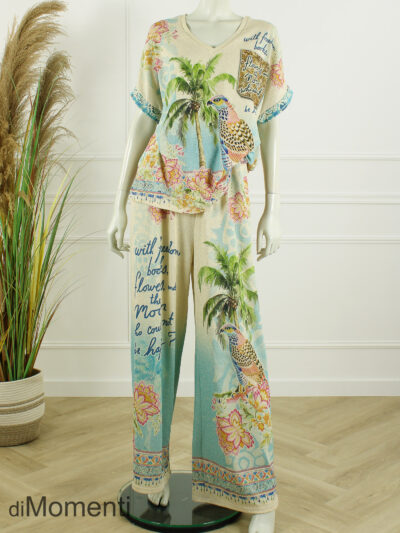 Set Trezza - Licht Beige / Print 4