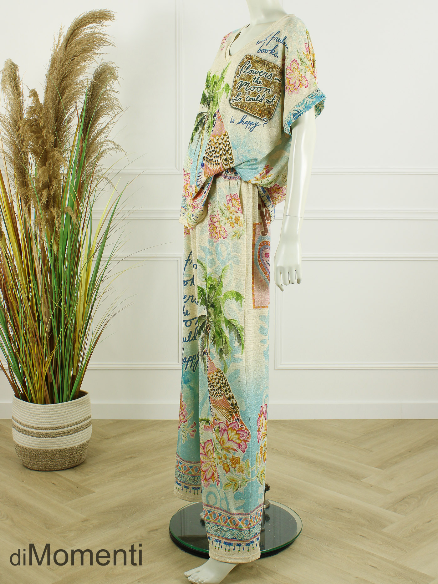 Set Trezza - Licht Beige / Print 4