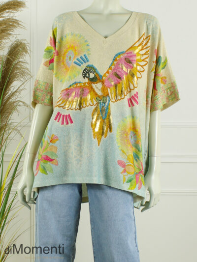 Top Bonjour- Licht Beige