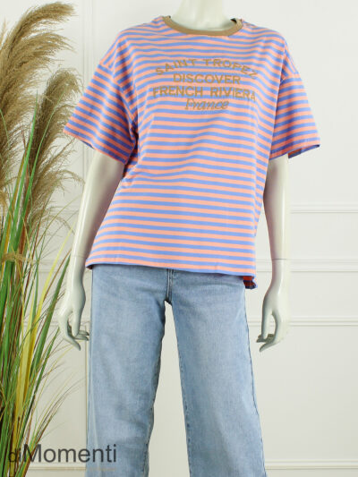 Top Saint Tropez - Roze / Blauw