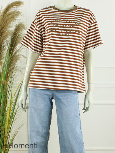 Top Saint Tropez - Choco / Off White
