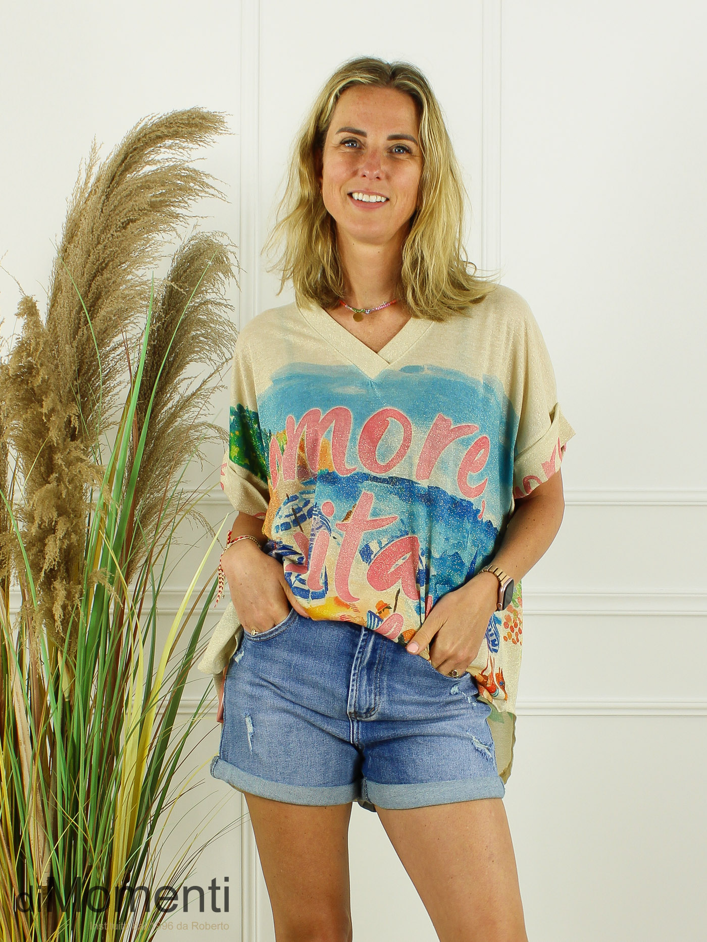 Top Amore Vita - Licht Beige