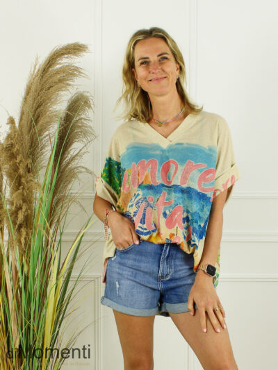 Top Amore Vita - Licht Beige