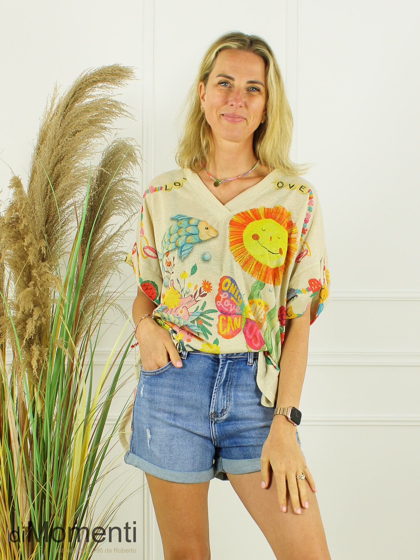 Top Only Love - Licht Beige
