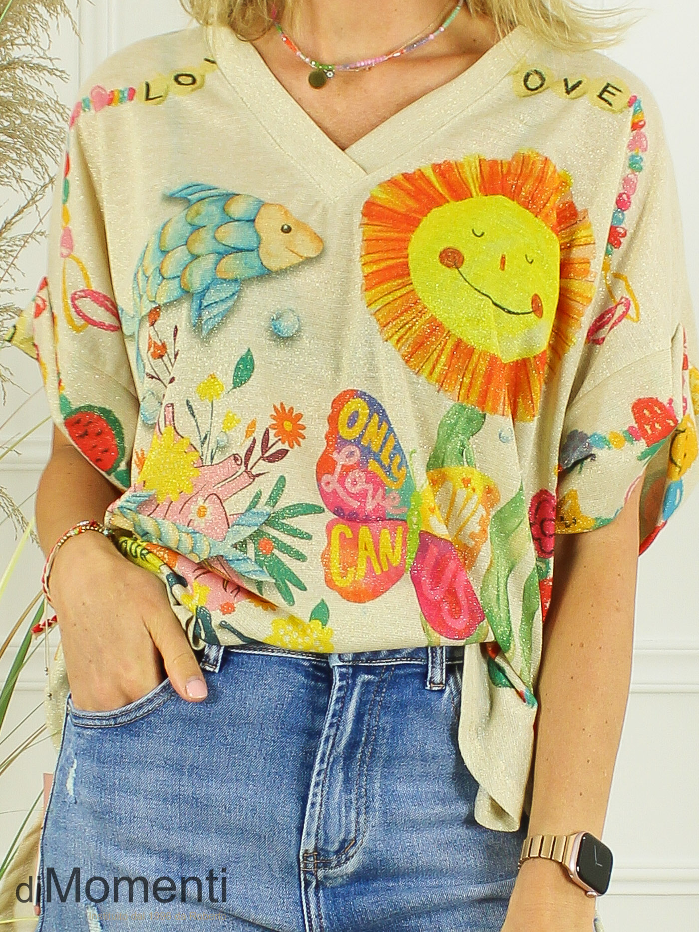 Top Only Love - Licht Beige