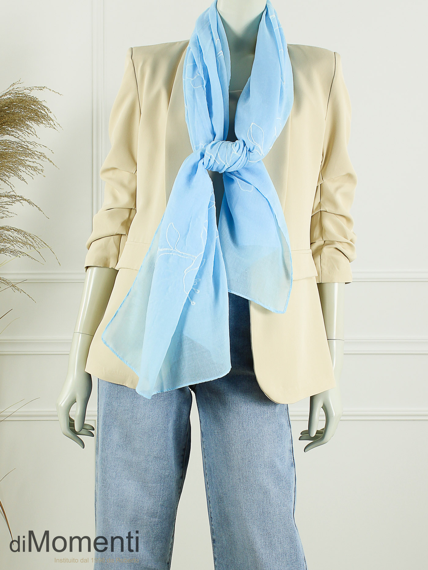 Sjaal Lilly - Licht Blauw