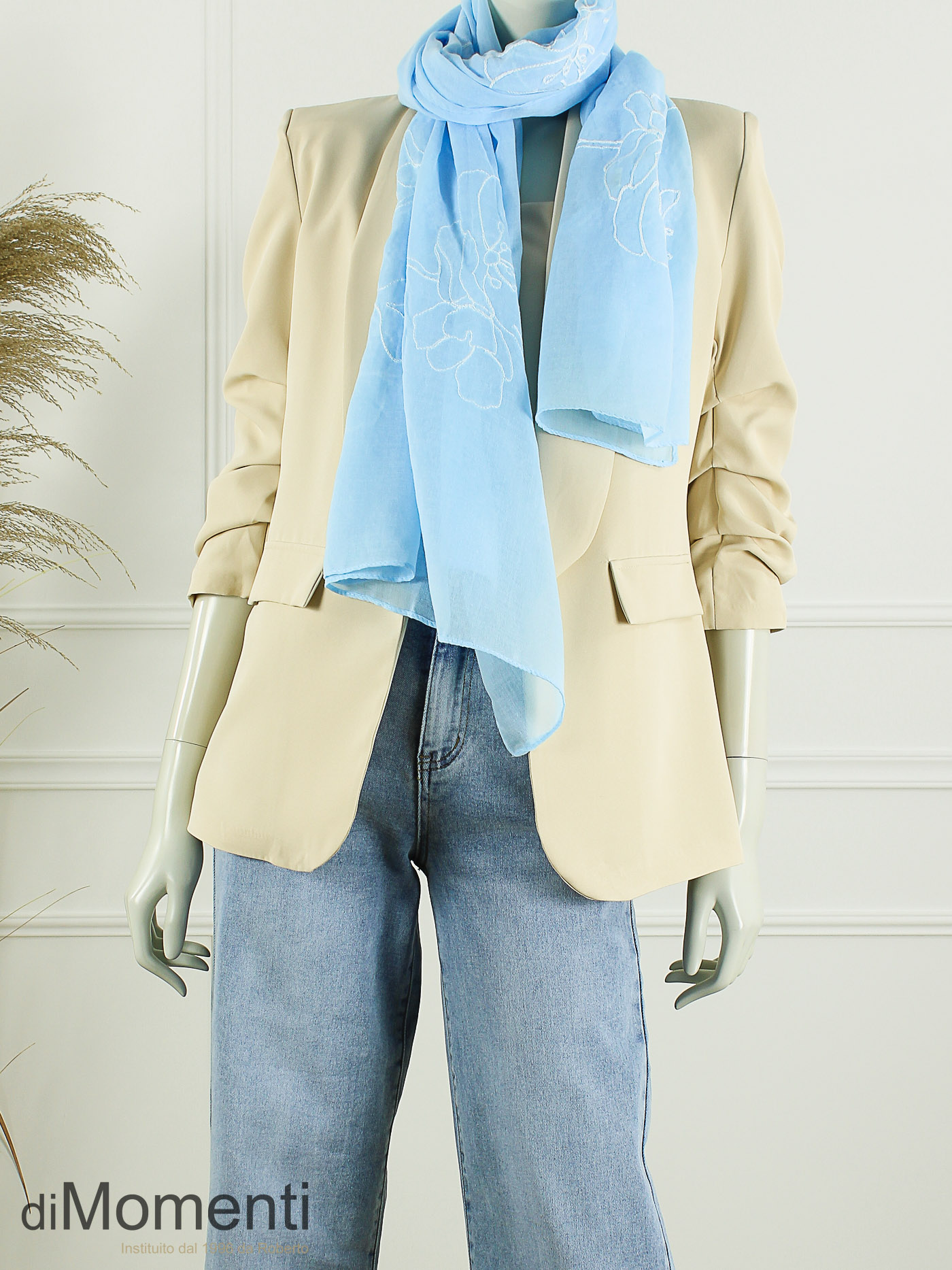 Sjaal Lilly - Licht Blauw