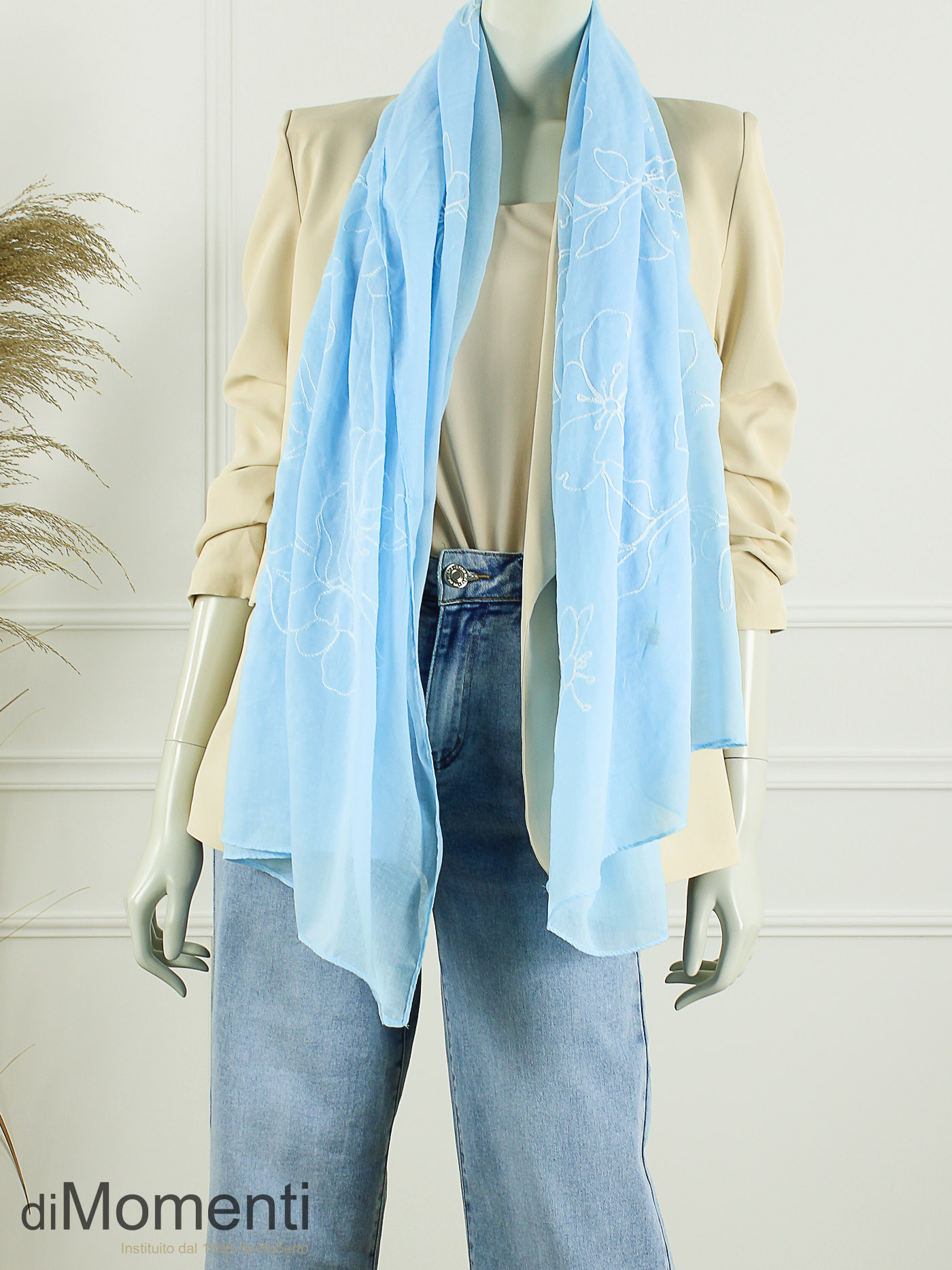 Sjaal Lilly - Licht Blauw