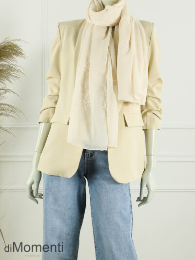 Sjaal Lilly - Licht Beige