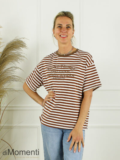 Top Saint Tropez - Choco / Off White