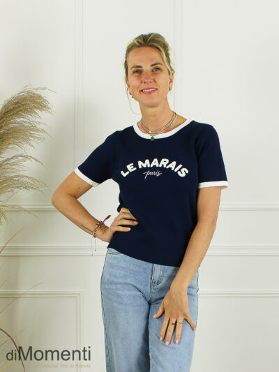 Top Le Marais - Navy